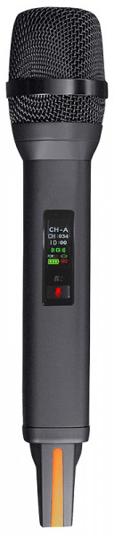 MBD 742 bezdrátový mikrofon diverzitní ruční + náhlavní / klopový, 2kanálový